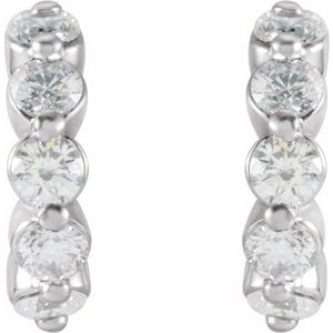 Accented Hoop Earrings
