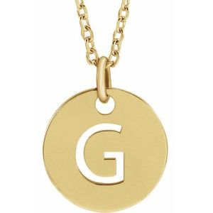 Initial Necklace or Charm/Pendant