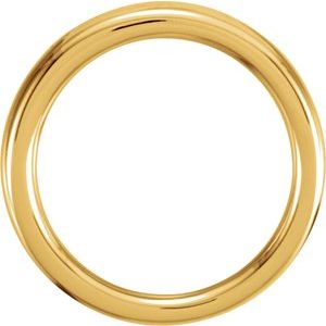 Comfort-Fit Half Round Tapered Band
