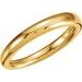 Comfort-Fit Half Round Tapered Band