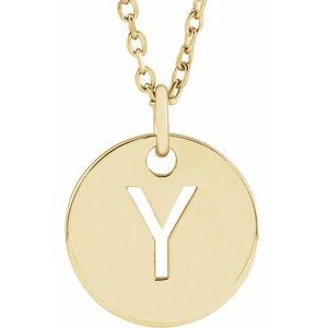 Initial Necklace or Charm/Pendant