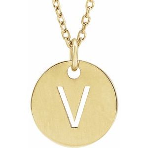Initial Necklace or Charm/Pendant