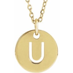 Initial Necklace or Charm/Pendant