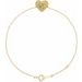 Engravable Heart Bracelet