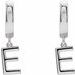 Initial Huggie Earrings