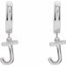 Initial Huggie Earrings