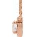French-Set Halo-Style Necklace or Center