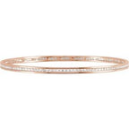 Accented Stackable Bangle Bracelet