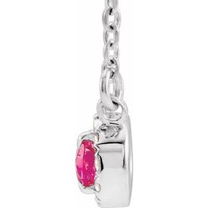 French-Set Halo-Style Necklace or Center