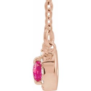 French-Set Halo-Style Necklace or Center
