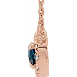 French-Set Halo-Style Necklace or Center