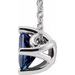 Solitaire Necklace or Slide Pendant