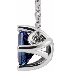 Solitaire Necklace or Slide Pendant