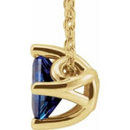 Solitaire Necklace or Slide Pendant