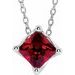 Solitaire Necklace or Slide Pendant