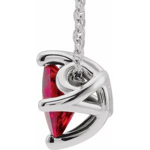 Solitaire Necklace or Slide Pendant