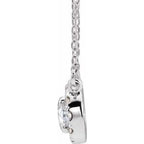 French-Set Halo-Style Necklace or Center