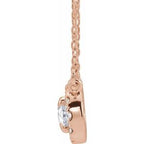 French-Set Halo-Style Necklace or Center