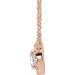 French-Set Halo-Style Necklace or Center