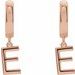 Initial Huggie Earrings