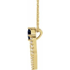 Accented Geometric Necklace or Pendant
