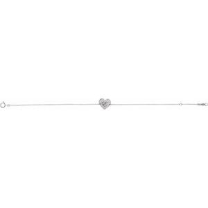 Engravable Heart Bracelet