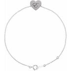 Engravable Heart Bracelet