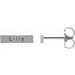 Engravable Bar Earrings