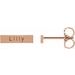 Engravable Bar Earrings