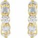 Accented Hoop Earrings