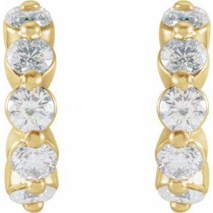 Accented Hoop Earrings