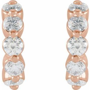 Accented Hoop Earrings