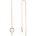 Geometric Threader Earrings