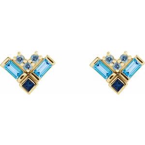 Cluster Earrings