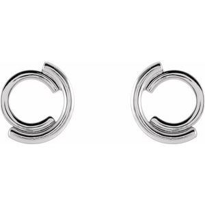 Circular Drop Earrings