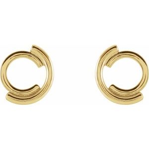 Circular Drop Earrings