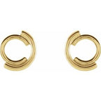 Circular Drop Earrings
