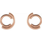 Circular Drop Earrings