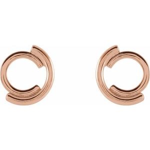Circular Drop Earrings