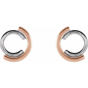 Circular Drop Earrings