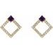 Accented Geometric Earrings
