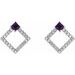 Accented Geometric Earrings