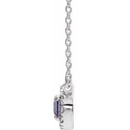 French-Set Halo-Style Necklace or Center