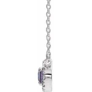 French-Set Halo-Style Necklace or Center