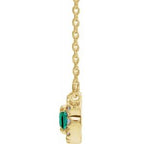 French-Set Halo-Style Necklace or Center