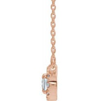 French-Set Halo-Style Necklace or Center
