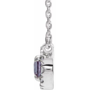 French-Set Halo-Style Necklace or Center
