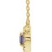 French-Set Halo-Style Necklace or Center
