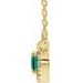 French-Set Halo-Style Necklace or Center