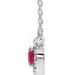 French-Set Halo-Style Necklace or Center